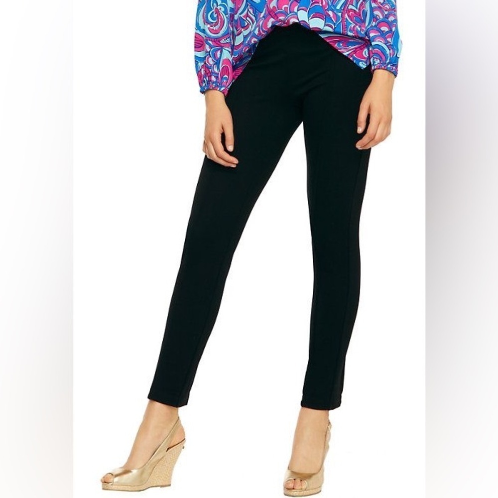 Lilly Pulitzer Stretch Black Travel Jeans Size 0